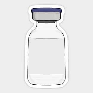 Injection bottle Sticker